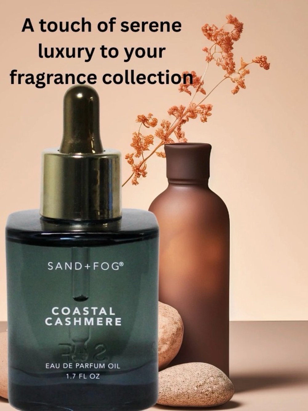 Sand + Fog Coastal Cashmere Eau de Parfum Oil — Deep Green
